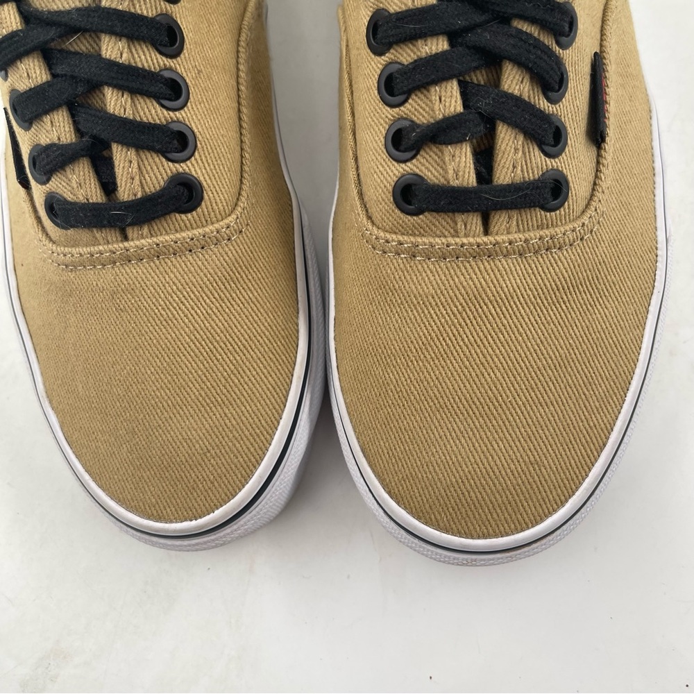👞Vans Unisex Off the Wall Tan w/ Black Red Lumberjack Interior Shoe - W/10-M/8.5 - Picture 9 of 14